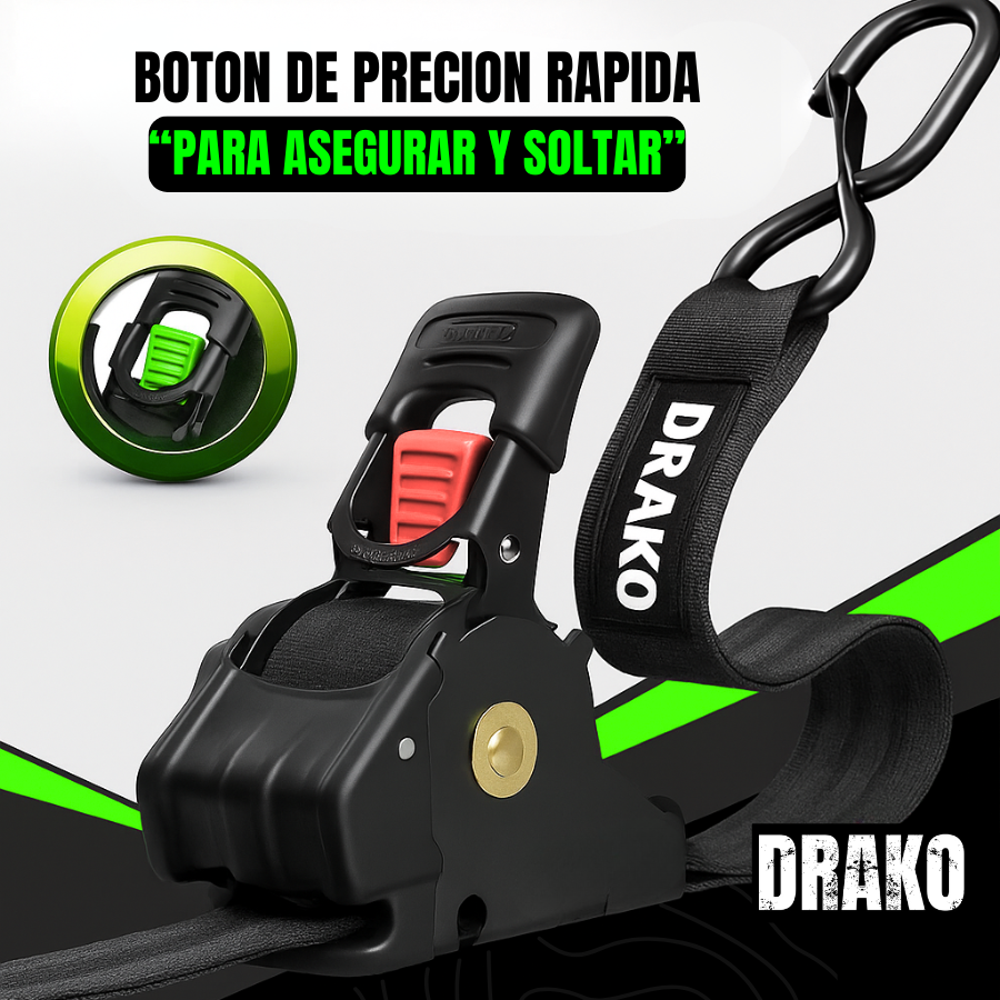Correa Automática Retráctil DRAKO