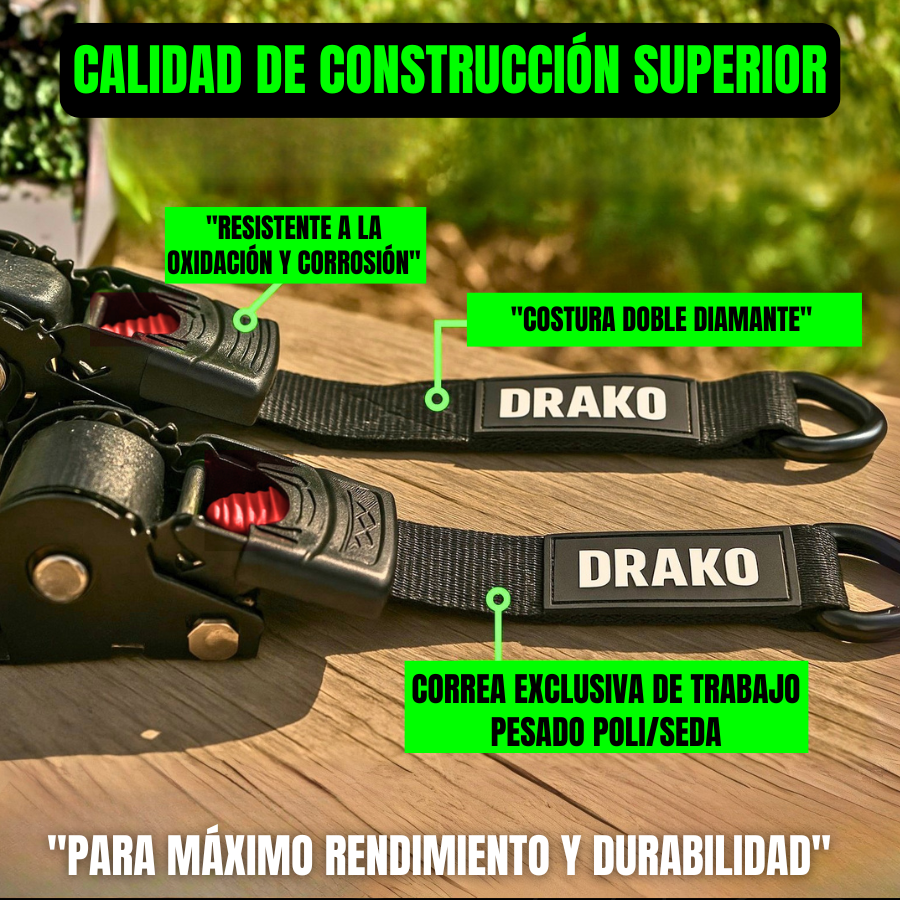 Correa Automática Retráctil DRAKO