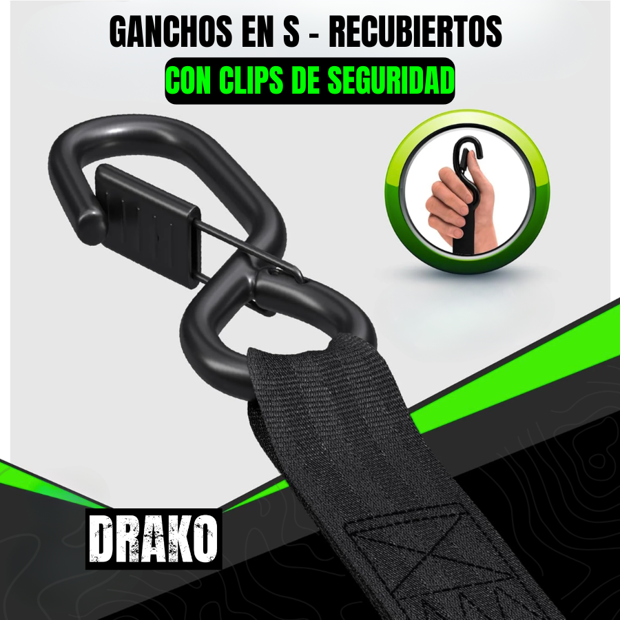 Correa Automática Retráctil DRAKO