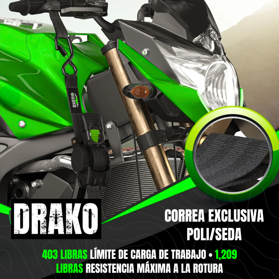 Correa Automática Retráctil DRAKO